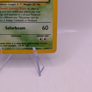 Pokémon TCG Venusaur Base Set 15/102 Holo Unlimited Holo Rare FRENLY BRICKS - Open 7 Days