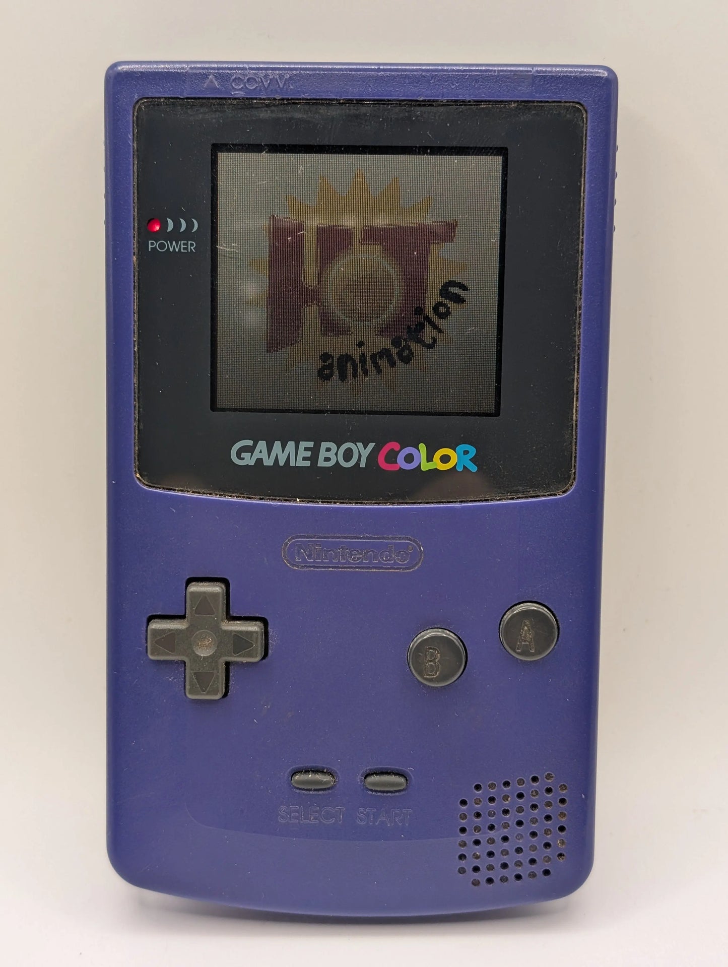 Nintendo Game Boy Color Console CGB-001 - Grape Purple - Tested Working NO GAME INCLUDE FRENLY BRICKS - Open 7 Days