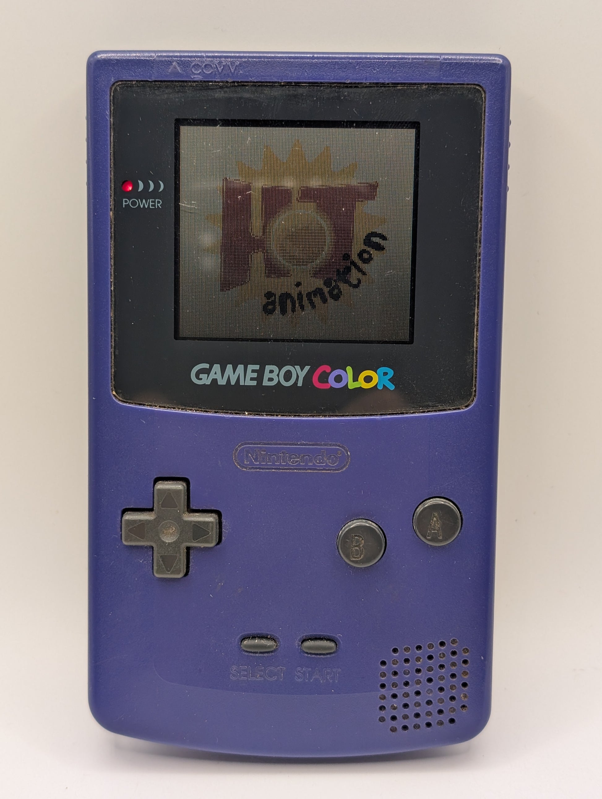 Nintendo Game Boy Color Console CGB-001 - Grape Purple - Tested Working NO GAME INCLUDE