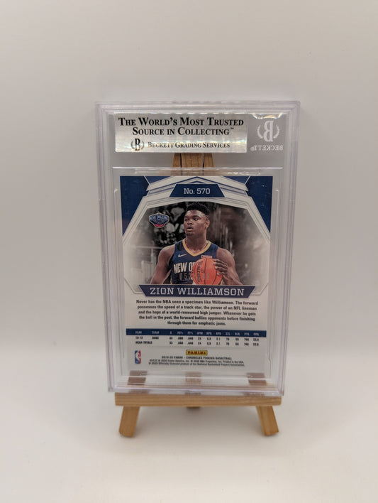 2019-20 Panini Chronicles Phoenix Red /149 Zion Williamson #570 Rookie RC BGS 9