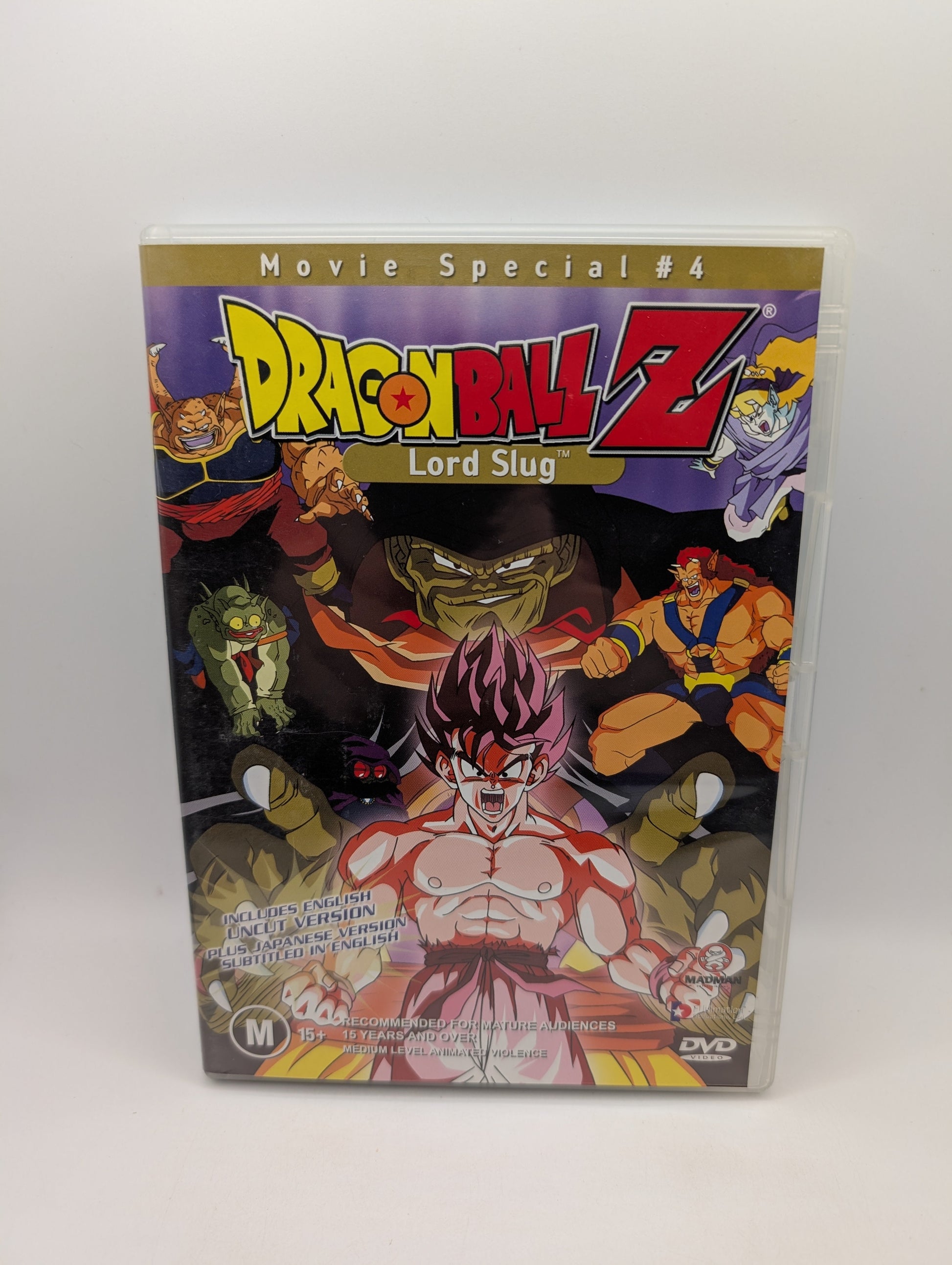 Dragon Ball Z-Lord Slug : Movie 4 (DVD, 2000) FRENLY BRICKS - Open 7 Days