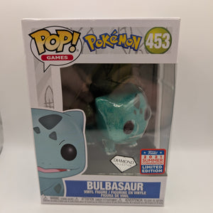 Diamond Bulbasaur 453 - Pokemon Funko Pop Vinyl - 2021 Summer Convention Glitter FRENLY BRICKS - Open 7 Days