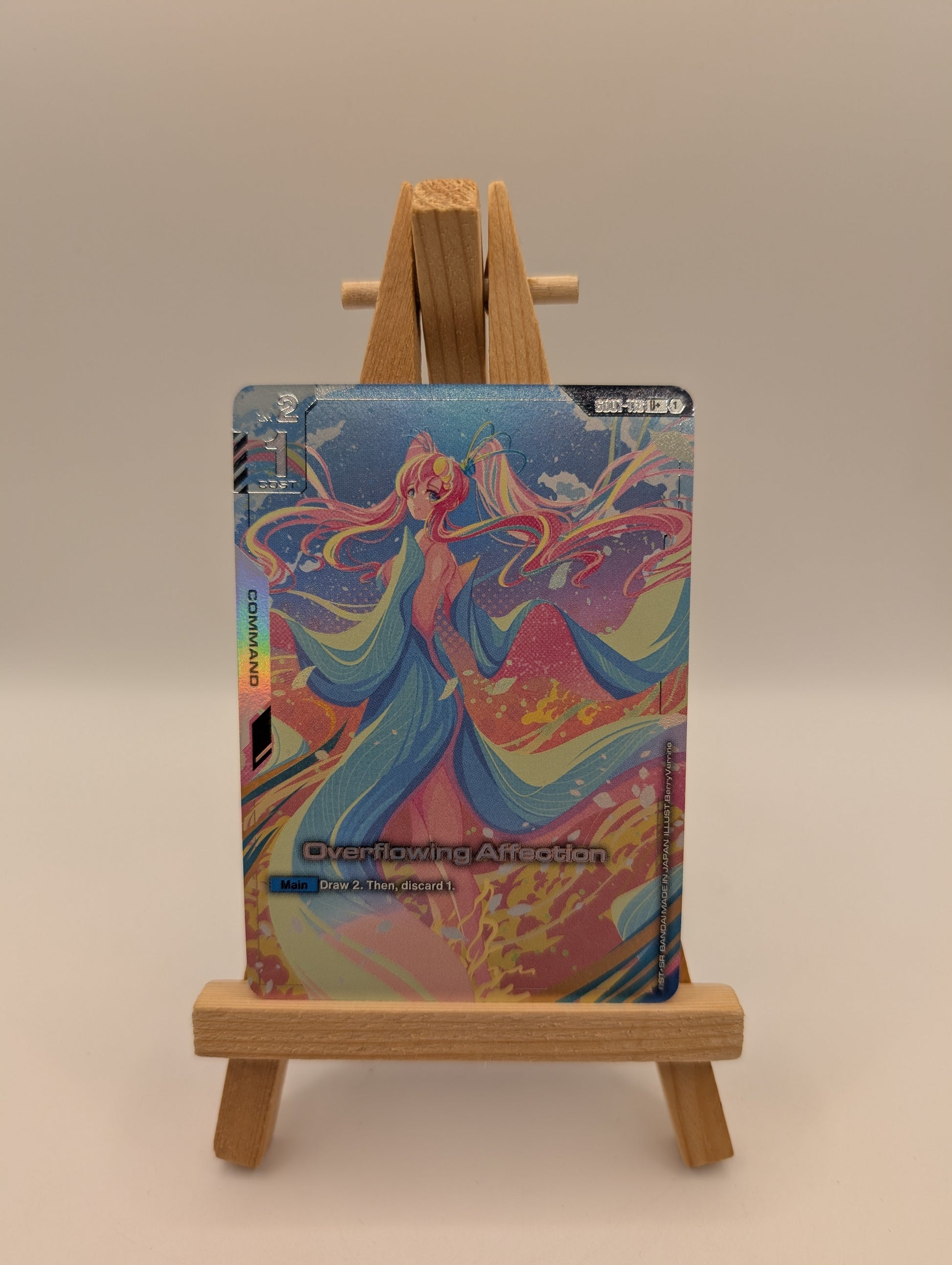 Gundam Card Game Newtype Rising Overflowing Affection GD01-118 U+ Holo Foil Alt FRENLY BRICKS - Open 7 Days