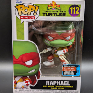 Funko POP! Tv Teenage Mutant Ninja Turtles x Power Rangers #112 Raphael Summer Convention Limited Edition FRENLY BRICKS - Open 7 Days