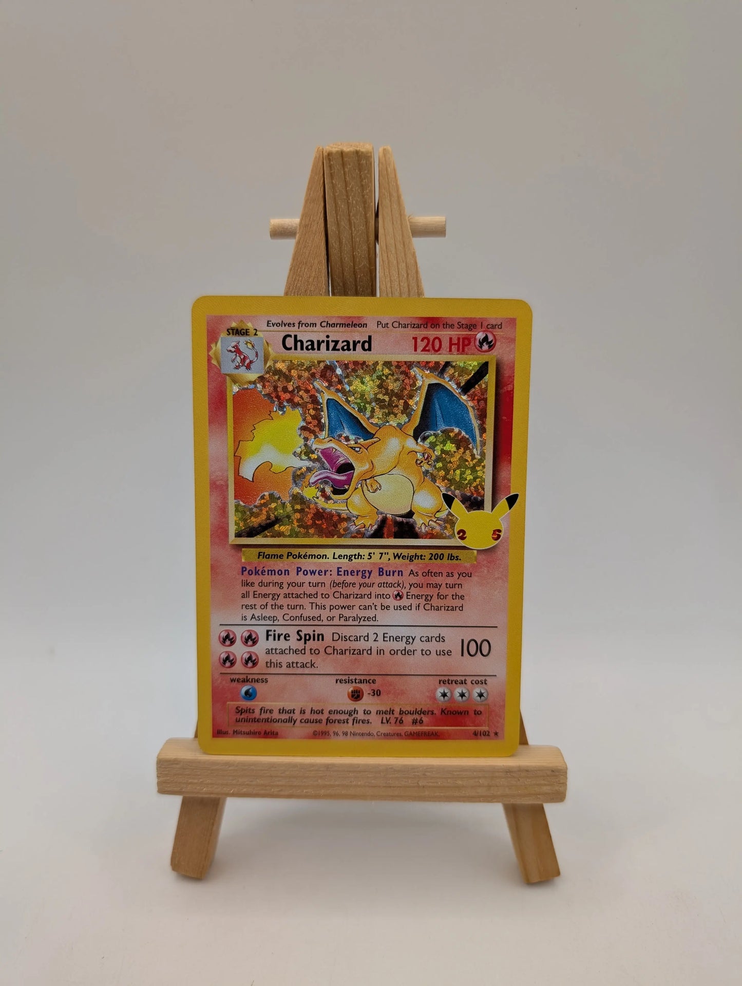 Pokemon TCG Celebrations 25th Anniversary Charizard 4/102 Card FRENLY BRICKS - Open 7 Days