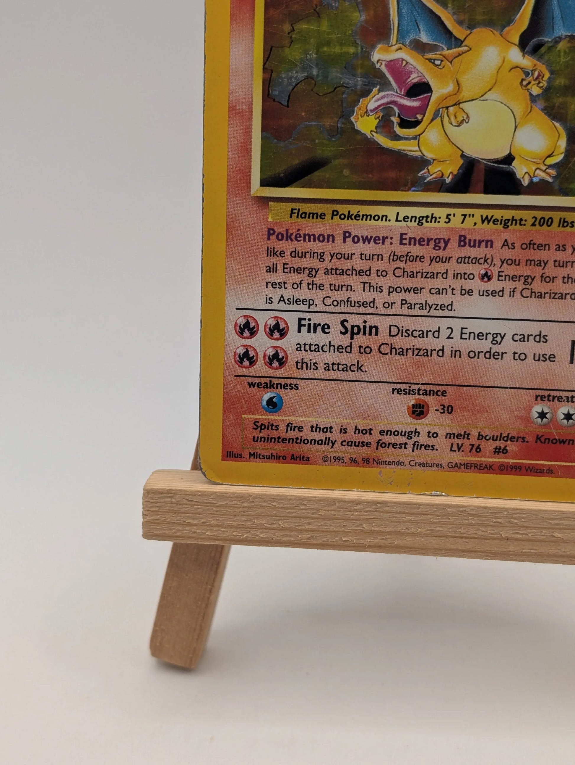 Pokémon Base Set Charizard Holo Card 4/102, photo 7 image 7