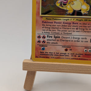 Pokémon Base Set Charizard Holo Card 4/102 FRENLY BRICKS - Open 7 Days
