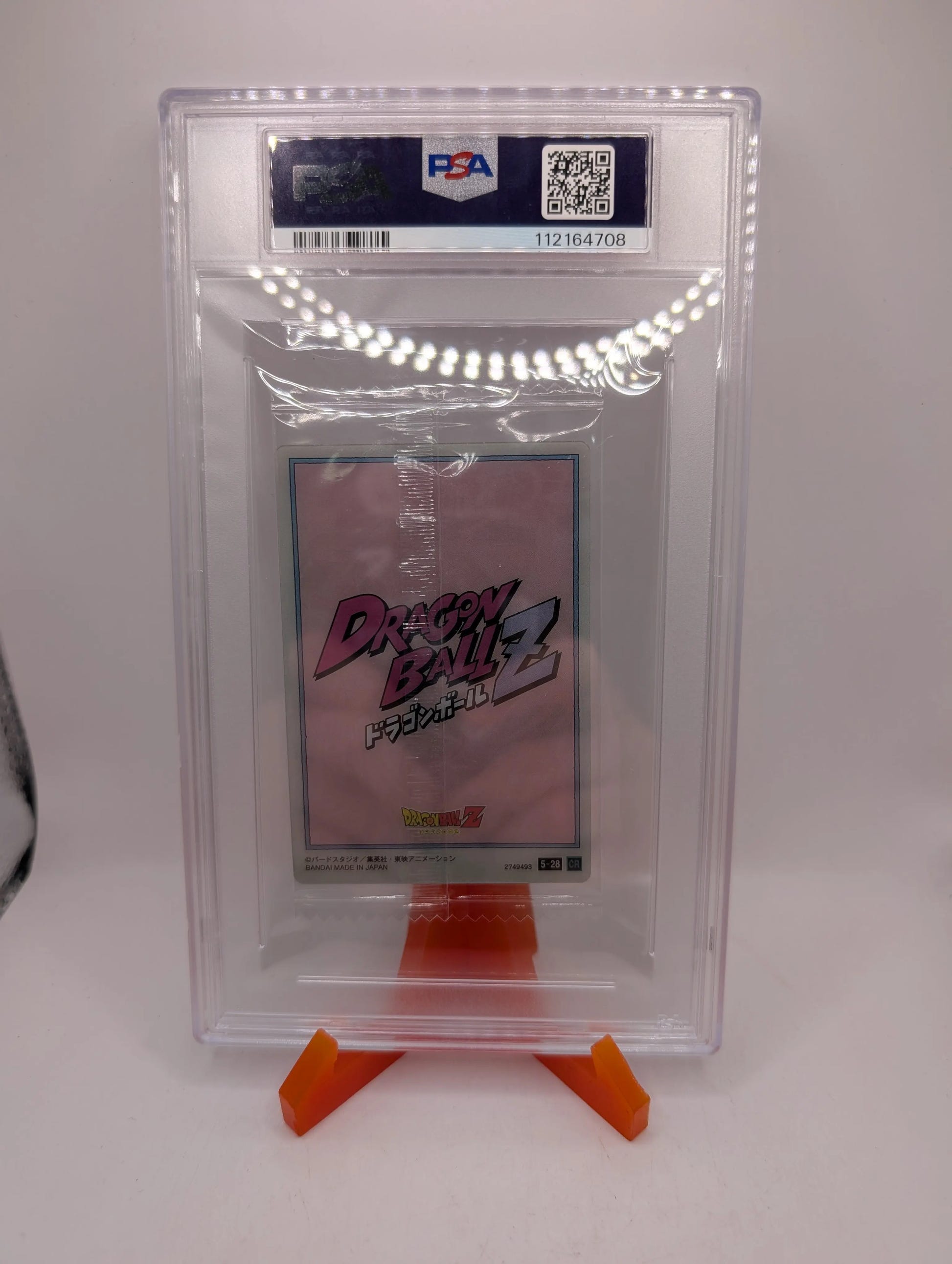 Dragon Ball itajaga card Majin Buu 5-28 CR Japanese PSA 10 Sealed, photo 2 image 2