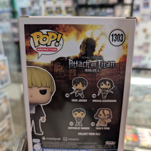 Funko Pop Vinyl Attack On Titan Yelena #1303 Exclusive FRENLY BRICKS - Open 7 Days