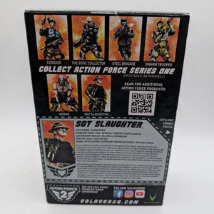 2021 Valaverse G.I. Joe Series 1 SGT. Slaughter Collectible Action Force NEW FRENLY BRICKS - Open 7 Days