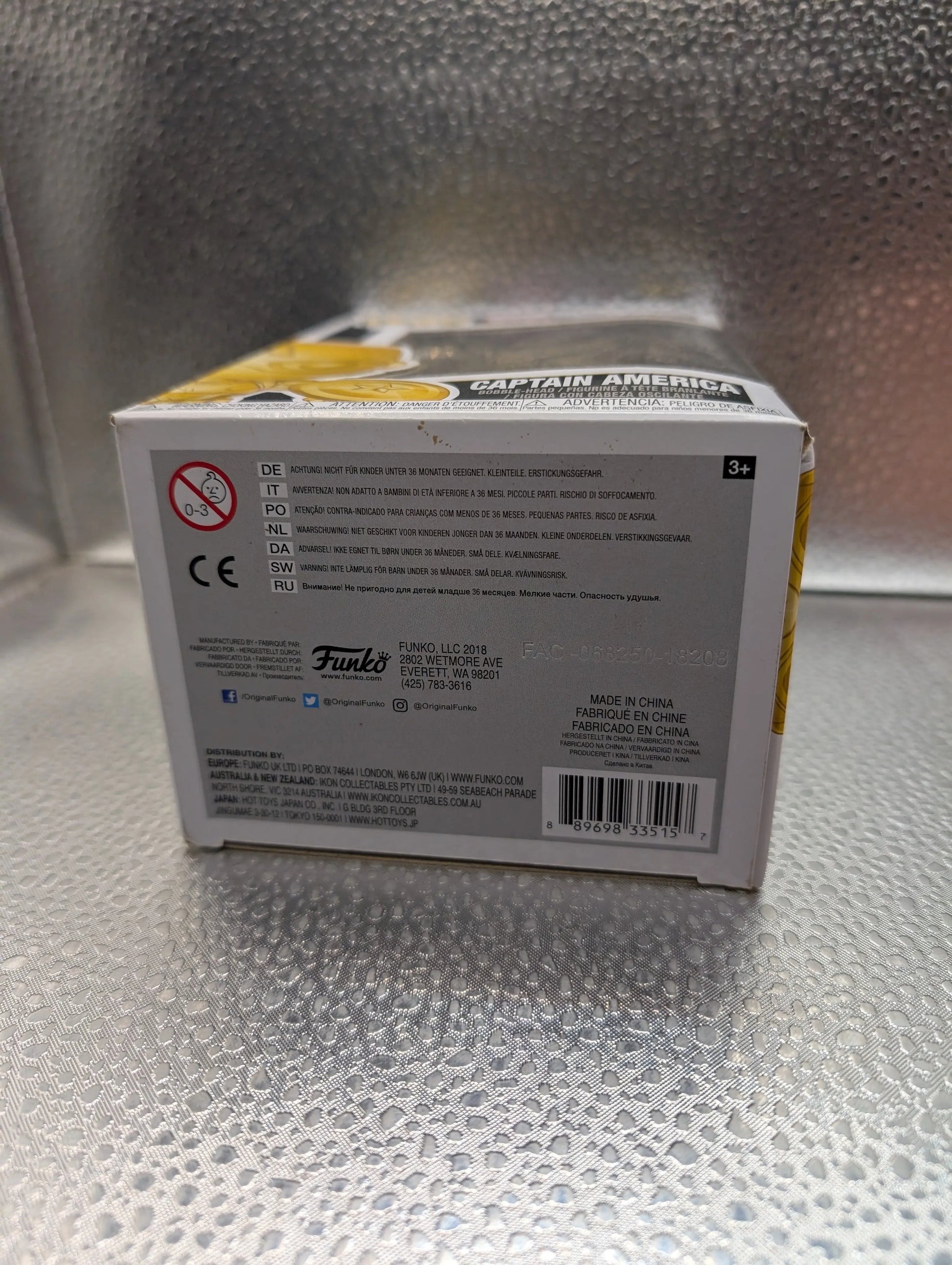 FUNKO Pop Vinyl Captain America Marvel #377 FRENLY BRICKS - Open 7 Days