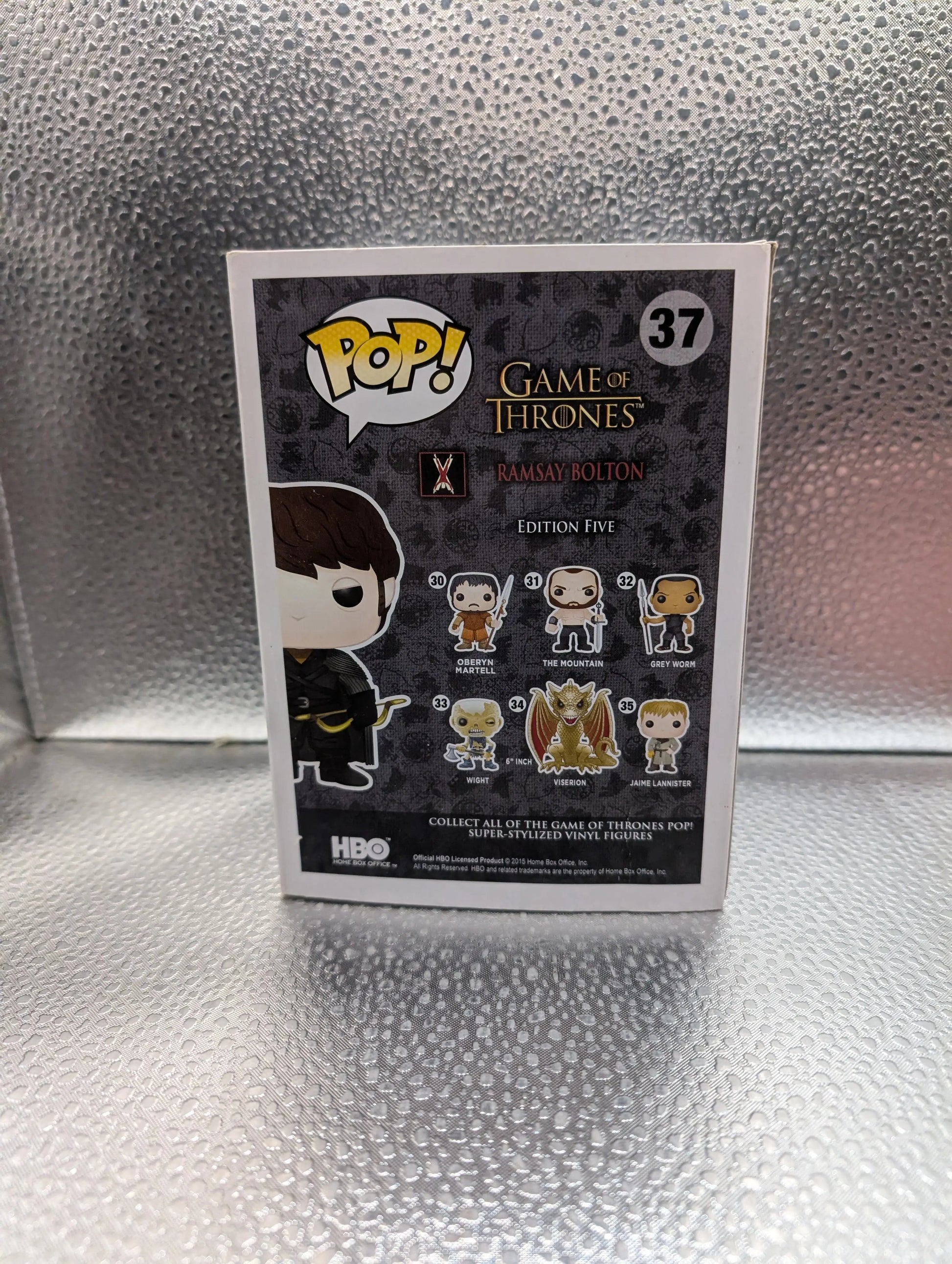 FUNKO Pop Vinyl Ramsay Bolton Game Of Thrones #37 FRENLY BRICKS - Open 7 Days