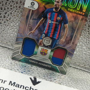 2022-23 Panini Fusion Sergio Busquets Barcelona Dual Patch /49 FRENLY BRICKS - Open 7 Days