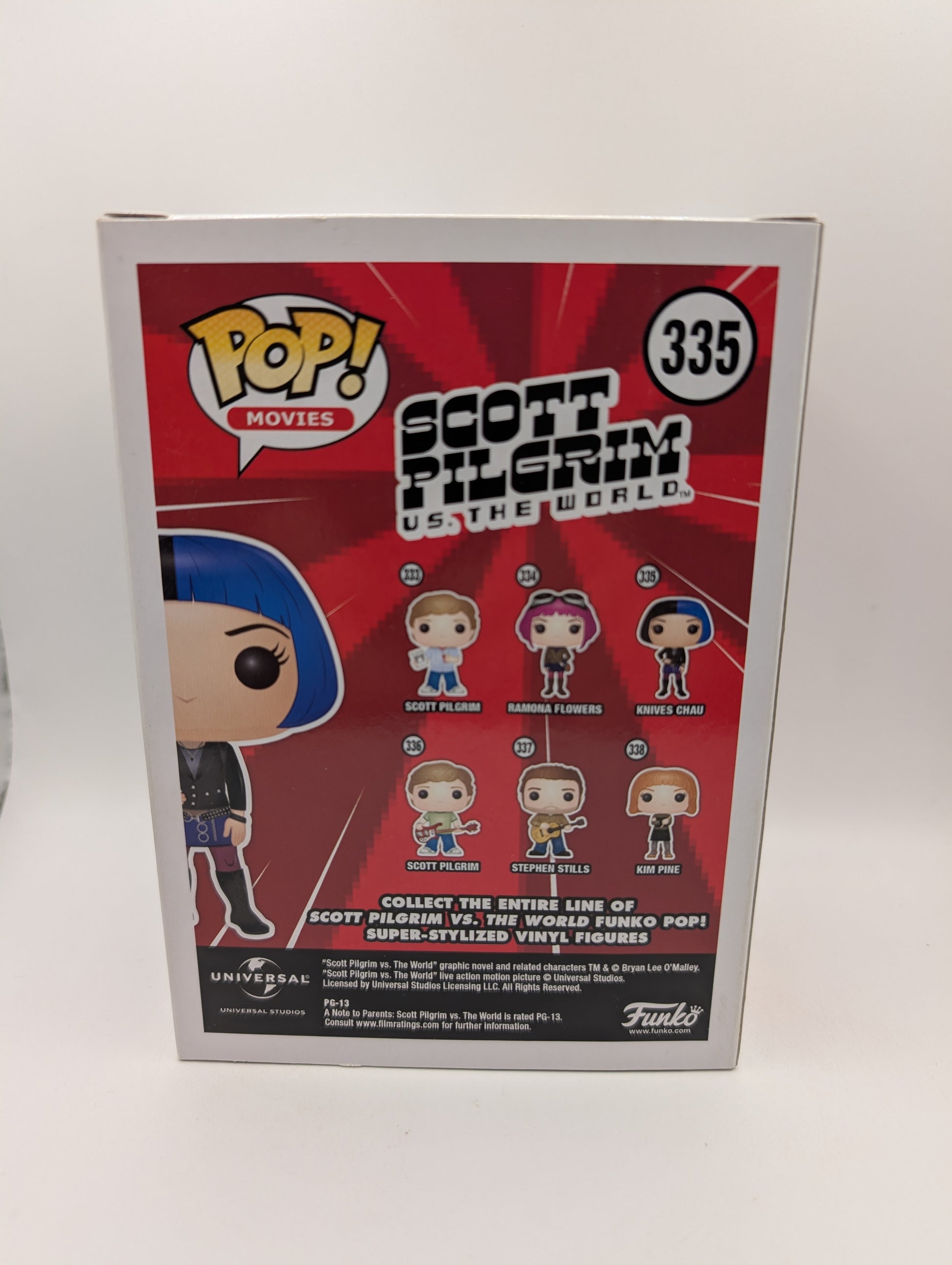 Funko Pop  Movies Scott Pilgrim Vs The World Knives Chau No.335 Vinyl Figure