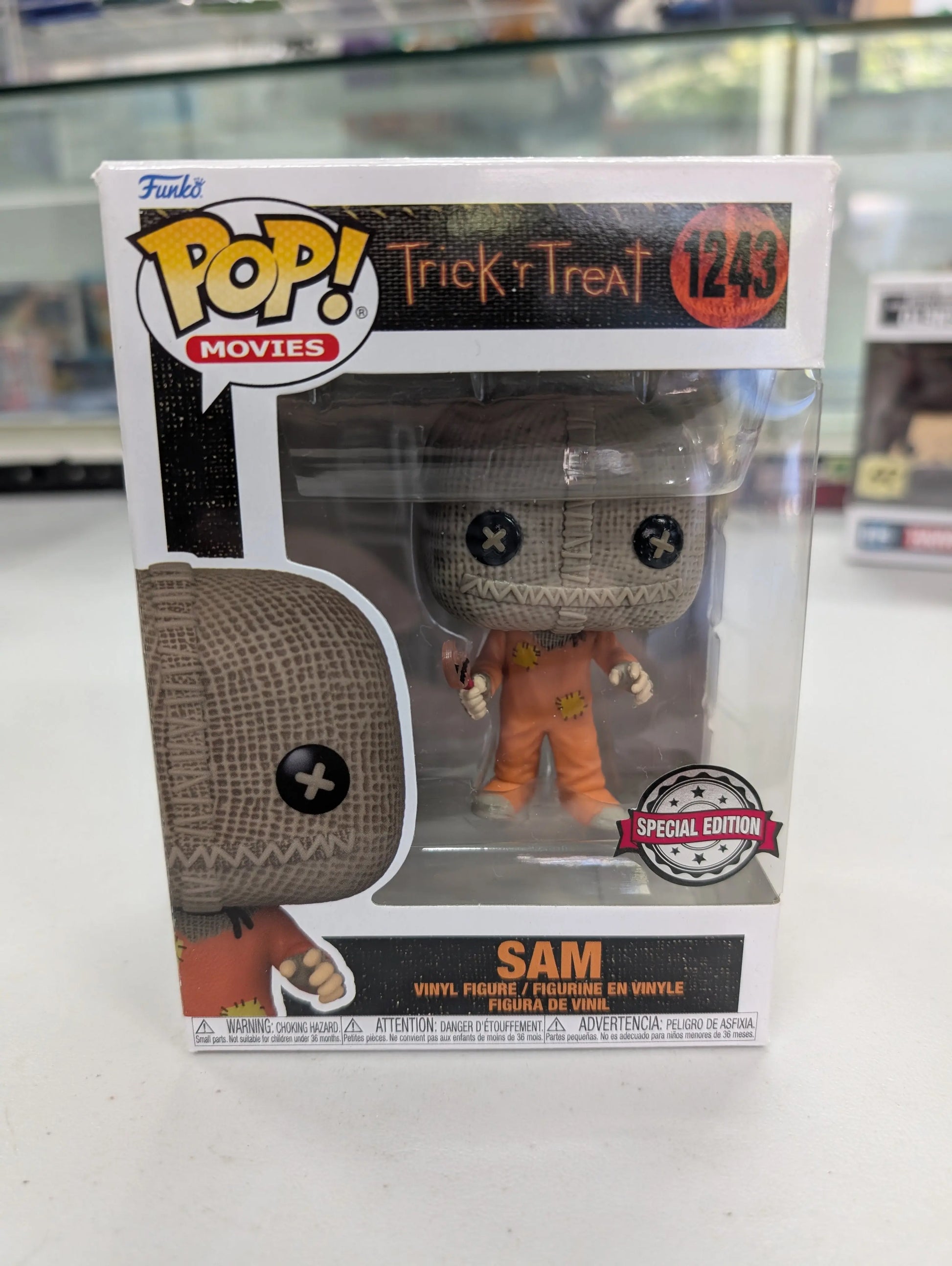 Funko Pop Vinyl Trick 'r Treat - Sam #1243 , Special Edition, Pop Movies FRENLY BRICKS - Open 7 Days
