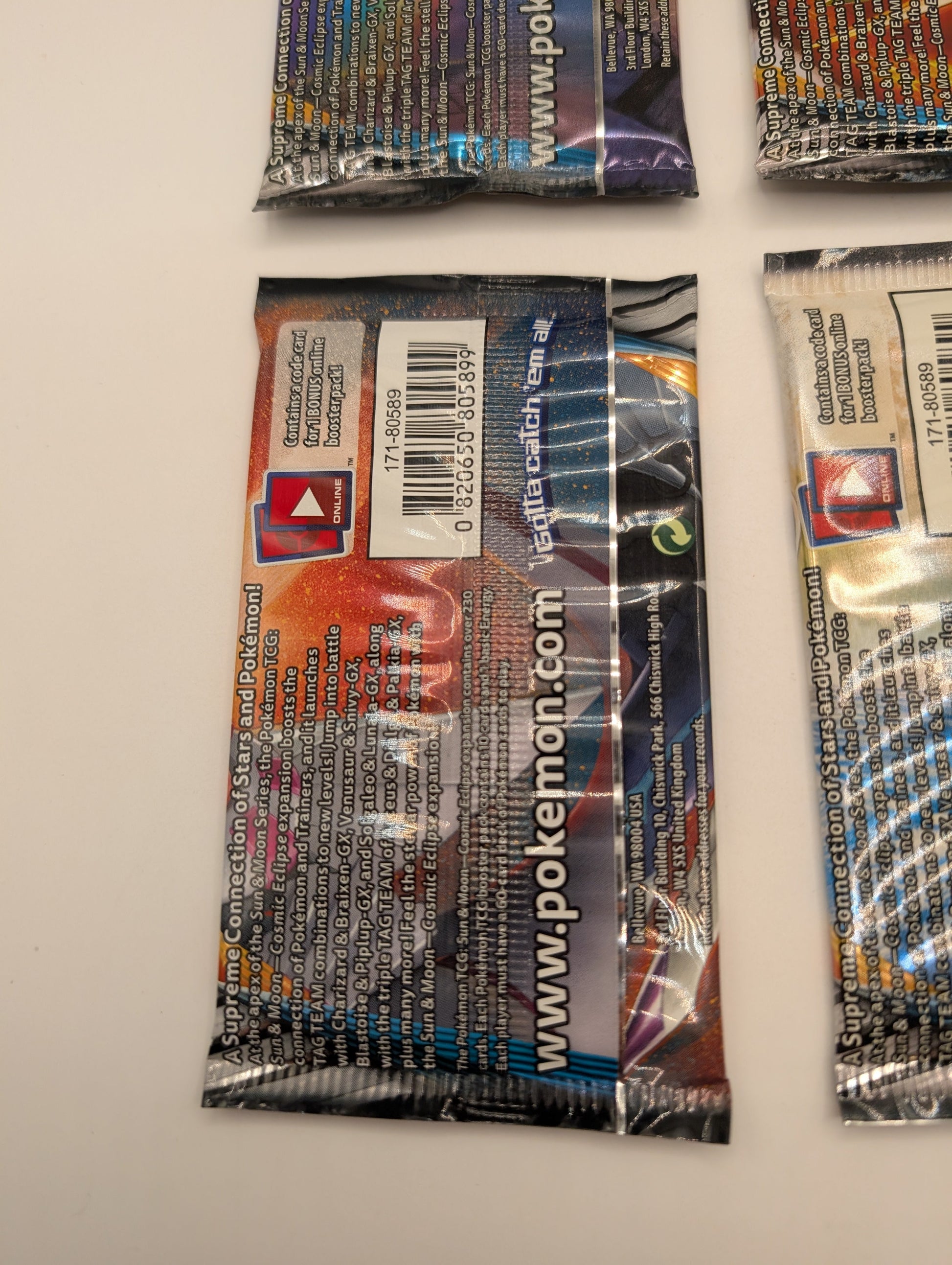 POKEMON TCG COSMIC ECLIPSE 4x Booster Packs (Complete Art Set) Factory Sealed FRENLY BRICKS - Open 7 Days