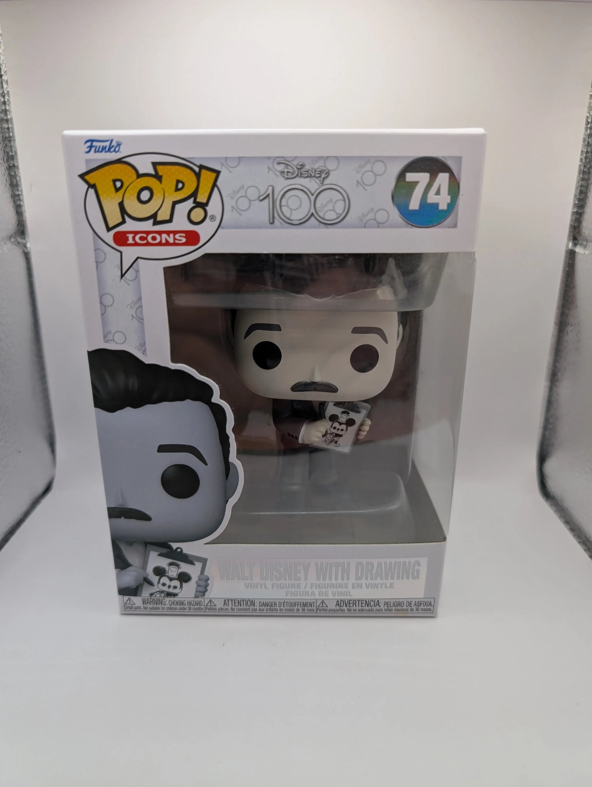Funko POP! Icons Disney 100 WALT DISNEY WITH DRAWING #74 FRENLY BRICKS - Open 7 Days