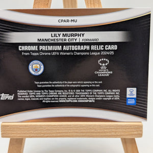 2024-25 Topps Chrome Uefa Women's Champions League - Premium Autograph Relics Lily Murphy #CPAR-MU FRENLY BRICKS - Open 7 Days