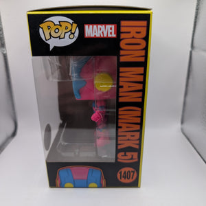 Funko Pop Infinity Saga Iron Man Mark 5 Blacklight #1407 FRENLY BRICKS - Open 7 Days