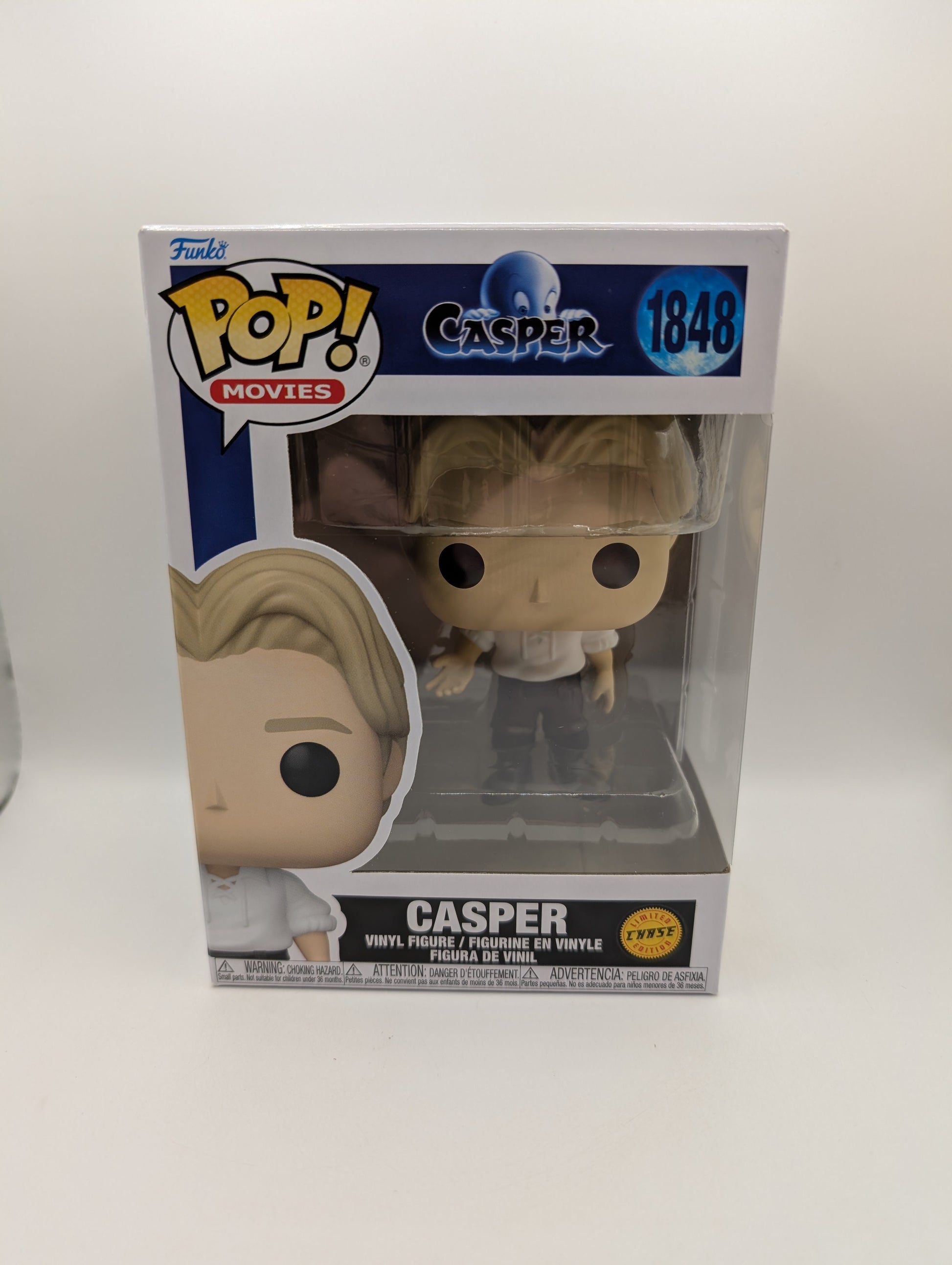 Funko Pop! Movies: Casper - Casper #1848 Chase Vinyl Figure FRENLY BRICKS - Open 7 Days