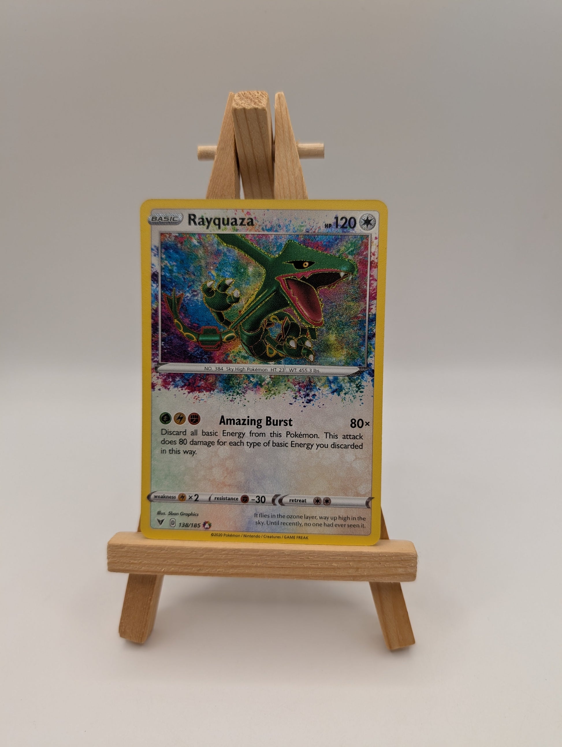 Rayquaza - 138/185 - Amazing Rare - Vivid Voltage - Pokémon Card - NM/M FRENLY BRICKS - Open 7 Days