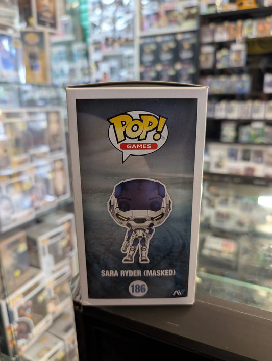 Sara Ryder (Masked) 186 ~ Mass Effect Andromeda ~ Funko Pop Vinyl ~ Games FRENLY BRICKS - Open 7 Days