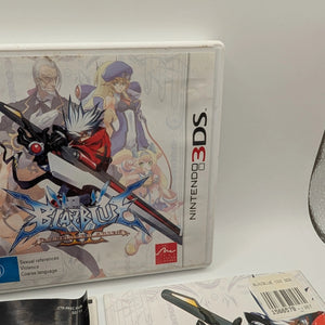 BlazBlue Continuum Shift II PAL Nintendo 3DS Used, Manual, Game, Case FRENLY BRICKS - Open 7 Days