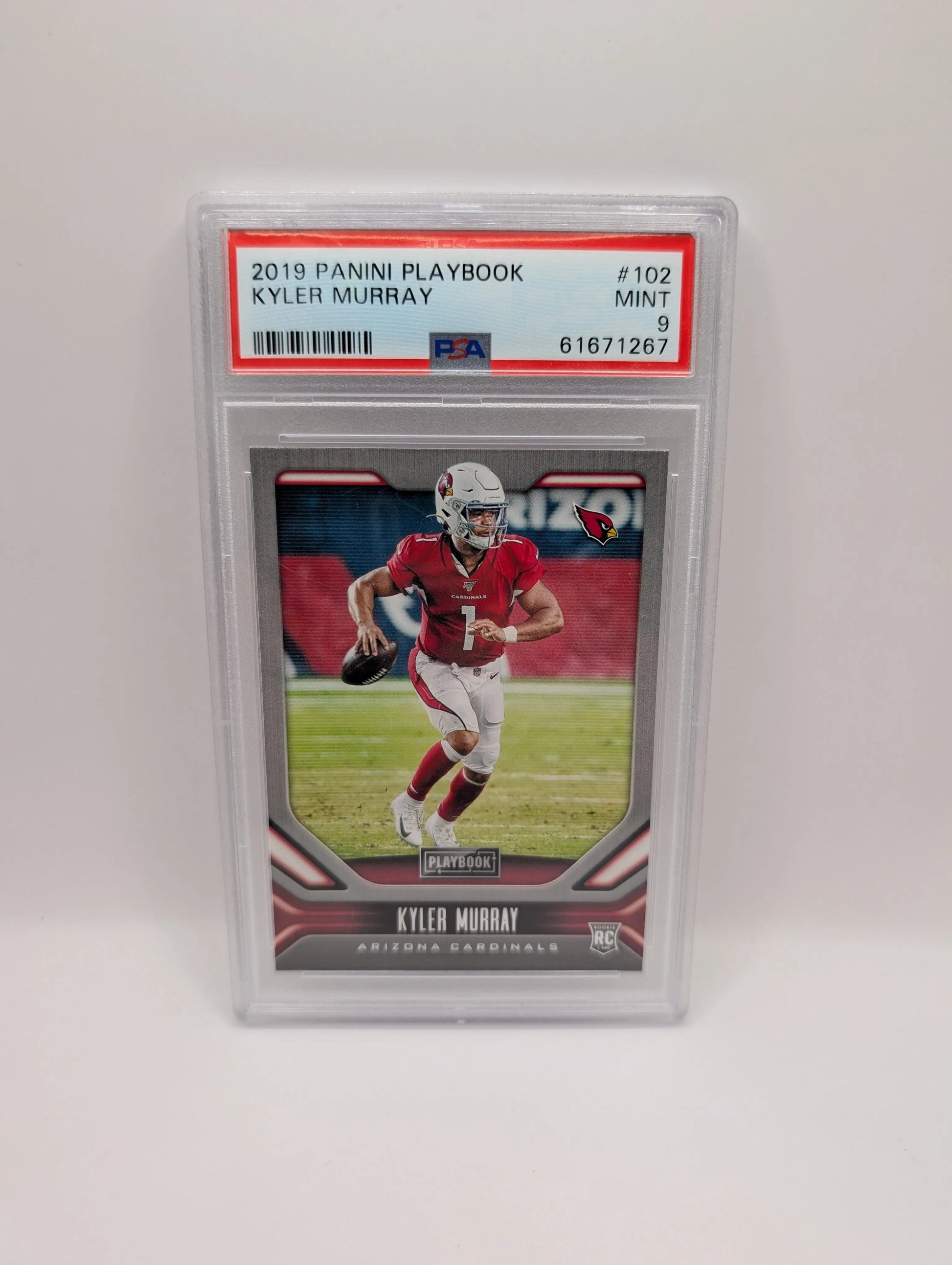 2019 Panini Playbook #102 Kyler Murray RC PSA 9 Mint Cardinals Heisman Rookie OK FRENLY BRICKS - Open 7 Days