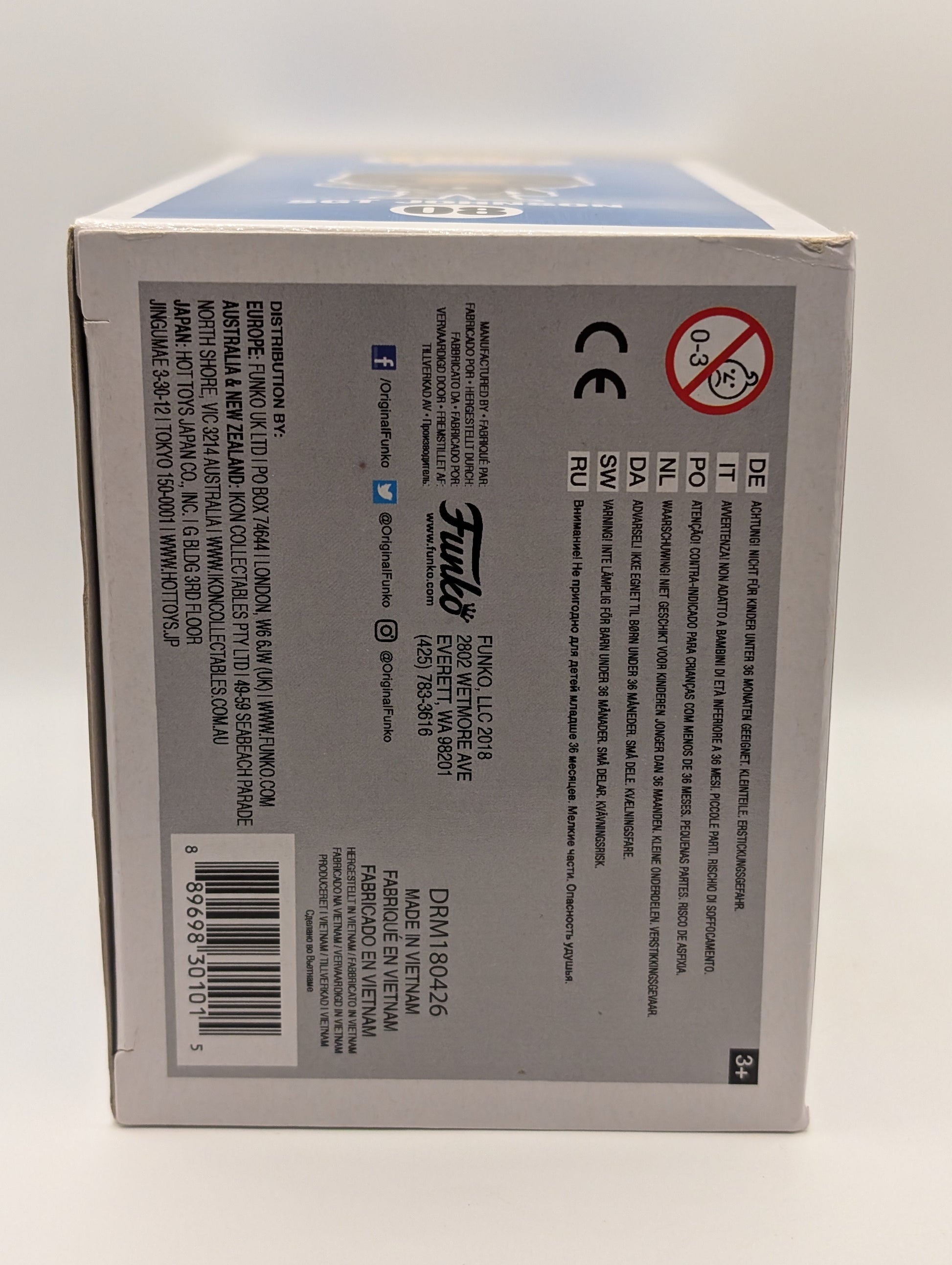 Funko POP Halo Sgt Johnson Limited Edition Chase #08 (in original box) FRENLY BRICKS - Open 7 Days