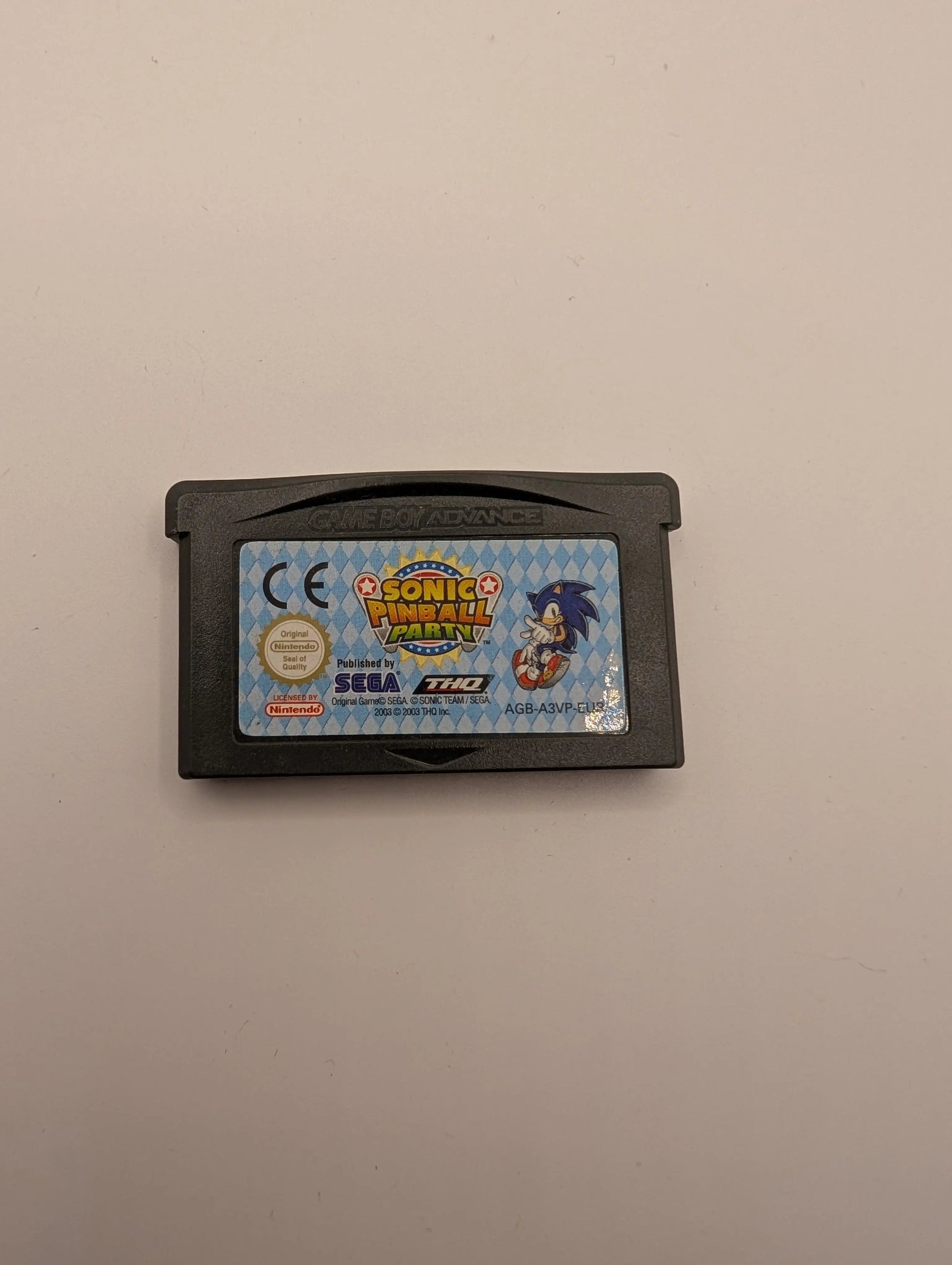 Sonic Pinball Party (GameBoy Advance, 2003) RARE Cartridge ONLY EUR FRENLY BRICKS - Open 7 Days