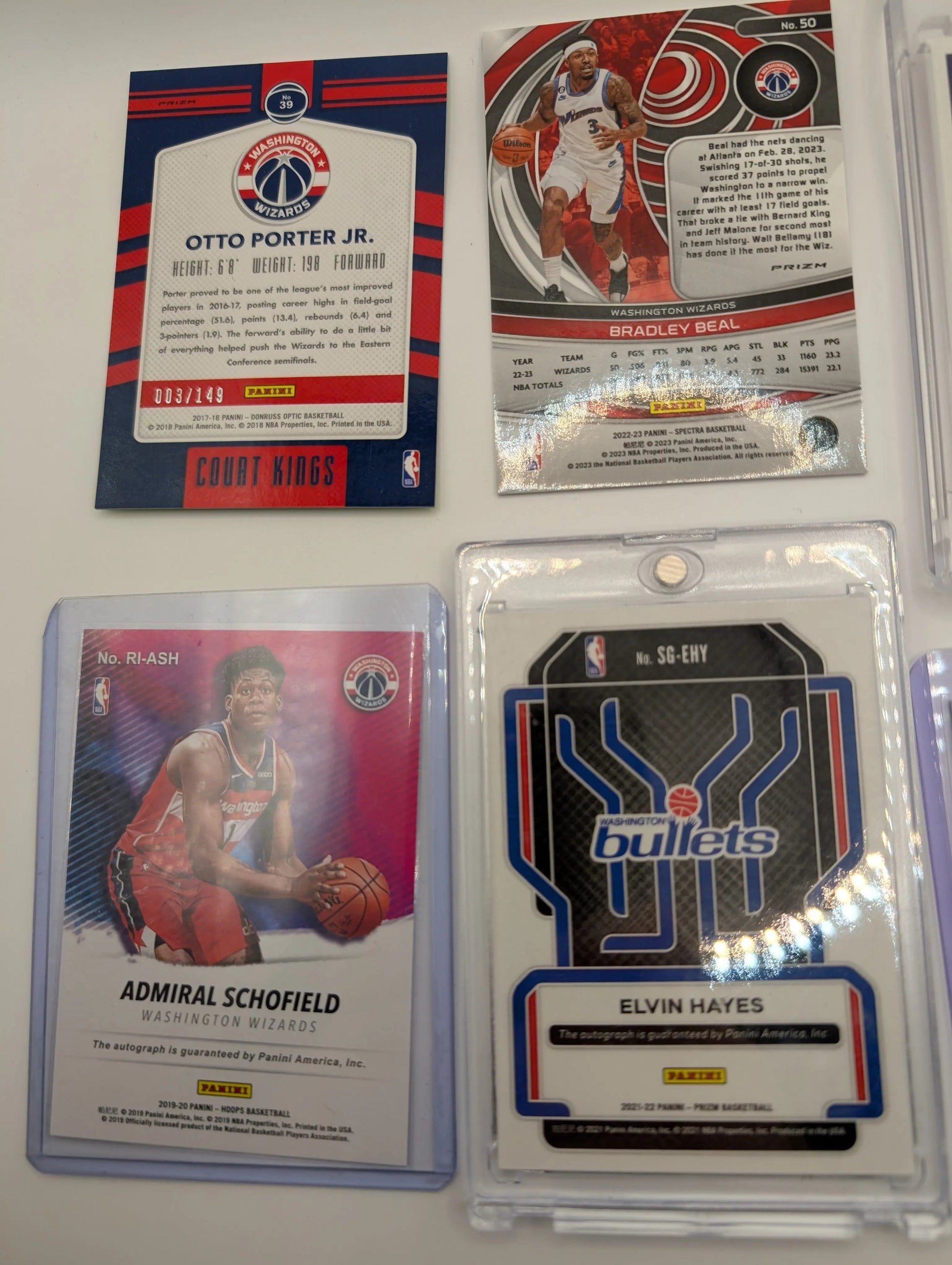 Washington Wizards NBA Basketball Card Lot, Rookies, Patch, Auto, Alexandre Sarr FRENLY BRICKS - Open 7 Days