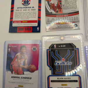 Washington Wizards NBA Basketball Card Lot, Rookies, Patch, Auto, Alexandre Sarr FRENLY BRICKS - Open 7 Days