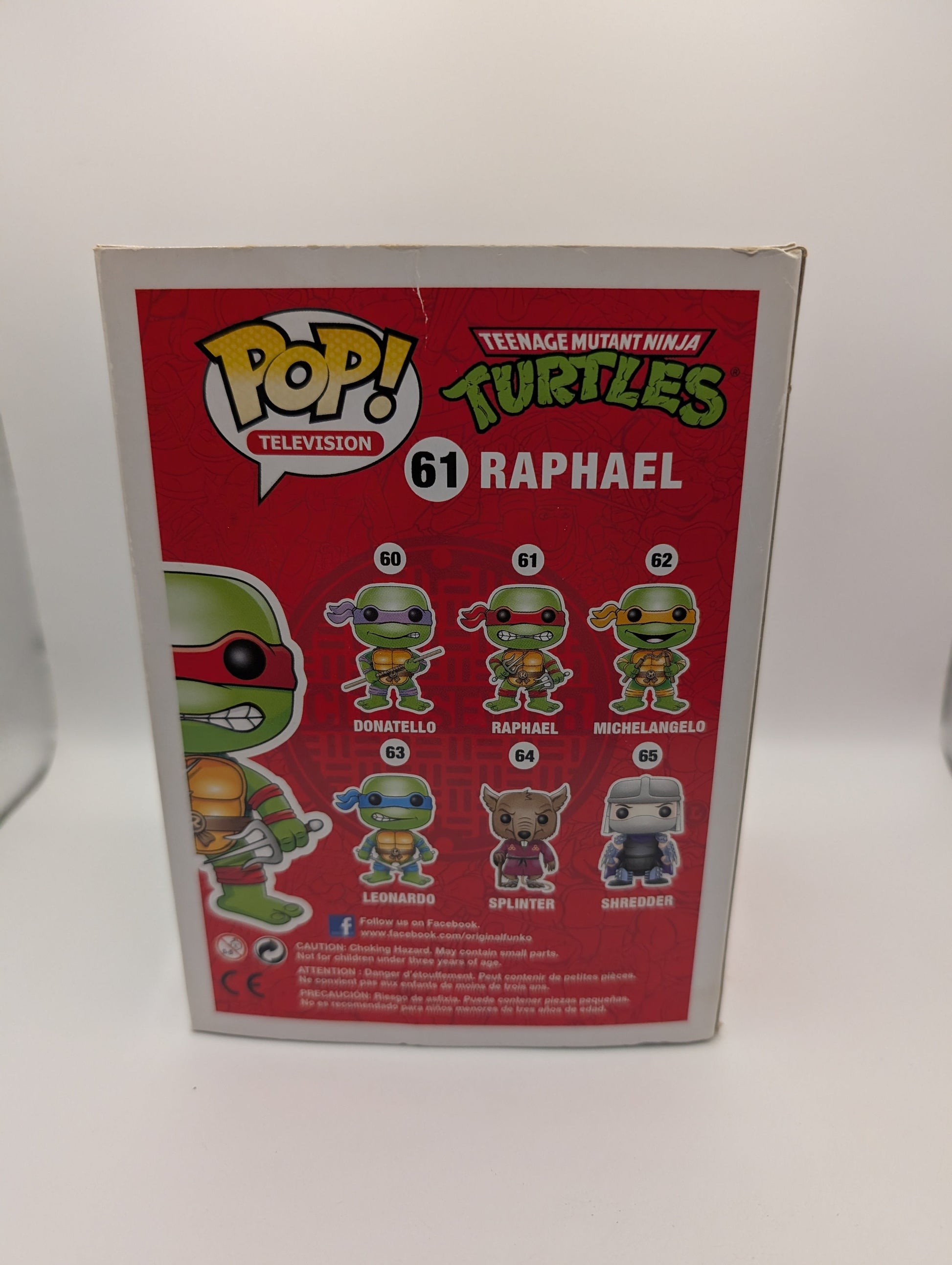 Television Funko Pop Vinyl - Raphael - TMNT - No. 61 FRENLY BRICKS - Open 7 Days