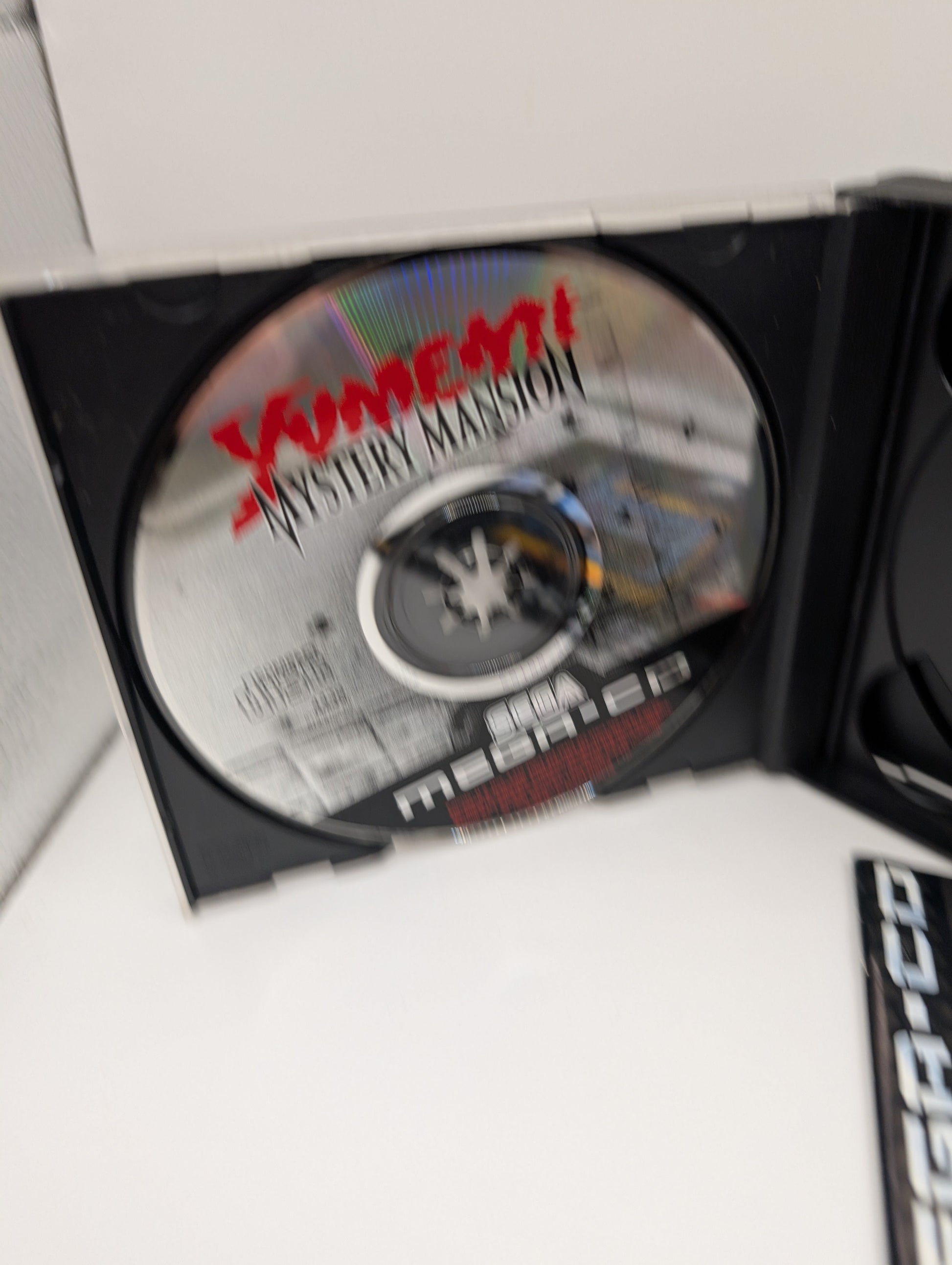 Yumemi Mystery Mansion (Sega Mega-CD, 1994 PAL) photos suggest condition FRENLY BRICKS - Open 7 Days