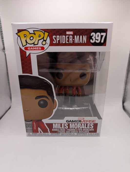 Funko Pop Marvel Spider-Man Miles Morales 397 Vinyl Figure FRENLY BRICKS - Open 7 Days