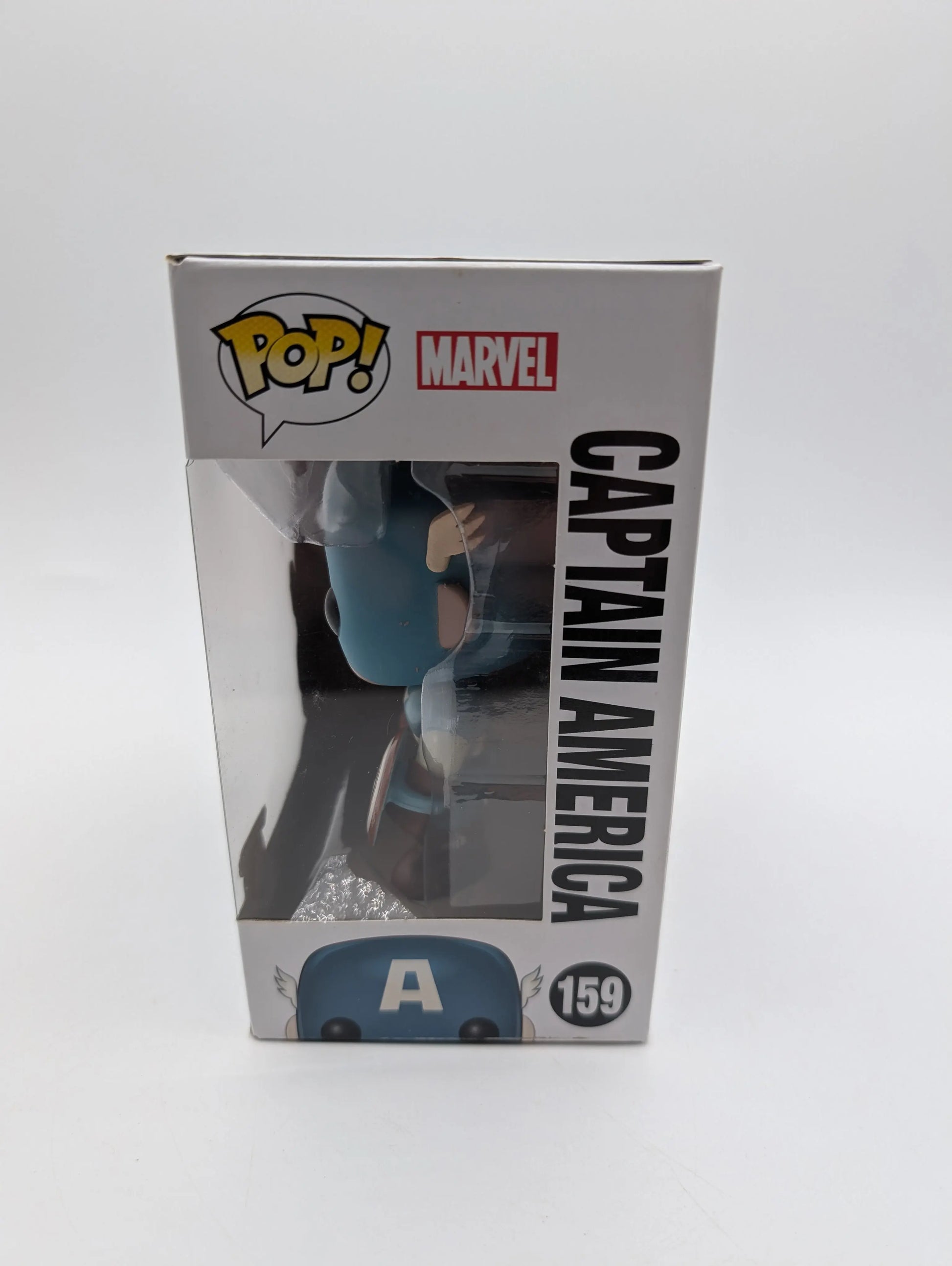 Marvel Funko Pop Vinyl Captain America 75th Anniversary Cyan Light Blue 159 FRENLY BRICKS - Open 7 Days