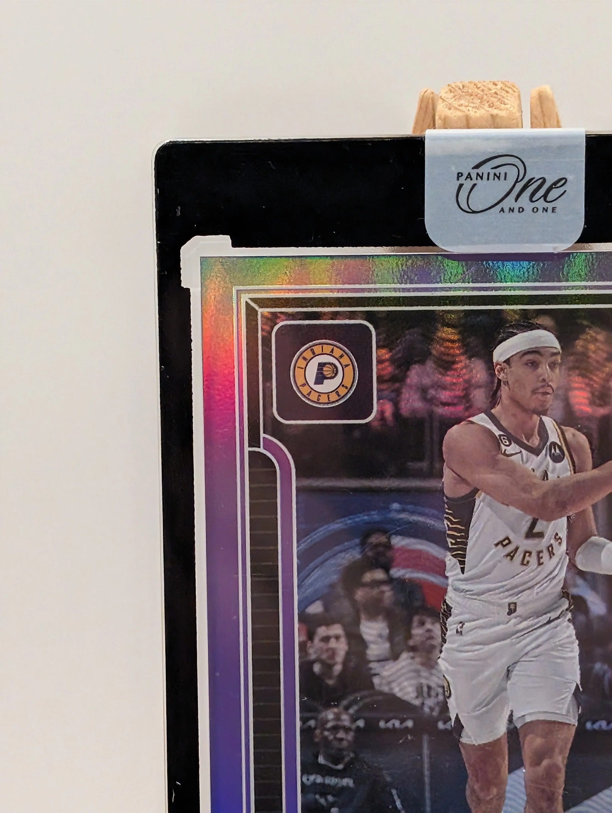 Andrew Nembhard 2022-23 Panini One And One /25 Purple RC Pacers #134 FRENLY BRICKS - Open 7 Days image 5