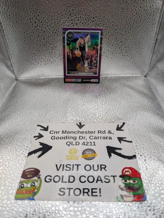 24/25 NBA-Hoops Victor Wembanyama Purple Numbered /249 NO.165 FRENLY BRICKS - Open 7 Days