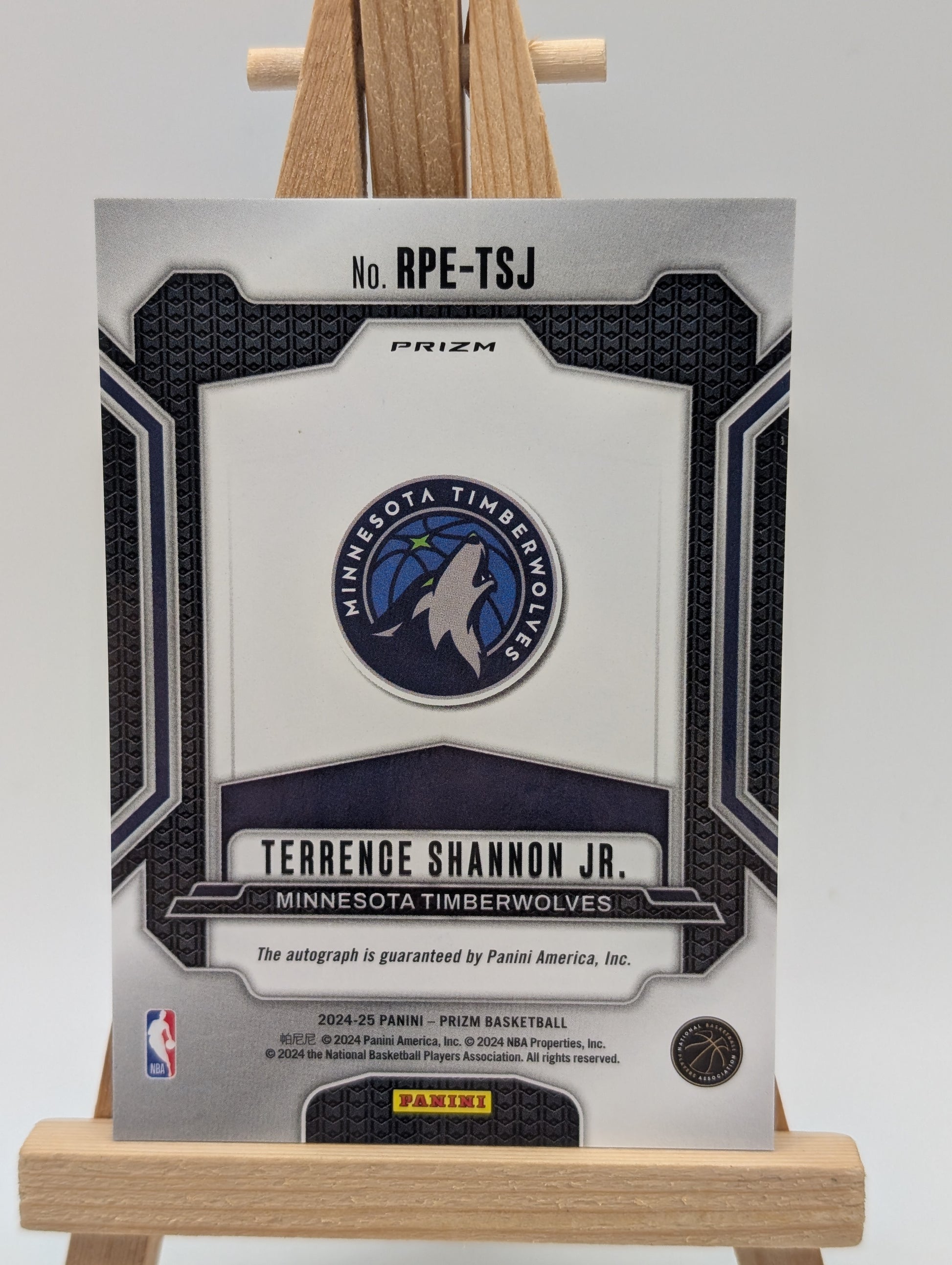 2024 PRIZM TERRENCE SHANNON JR. RK PENMANSHIP AUTO SILVER PRIZM