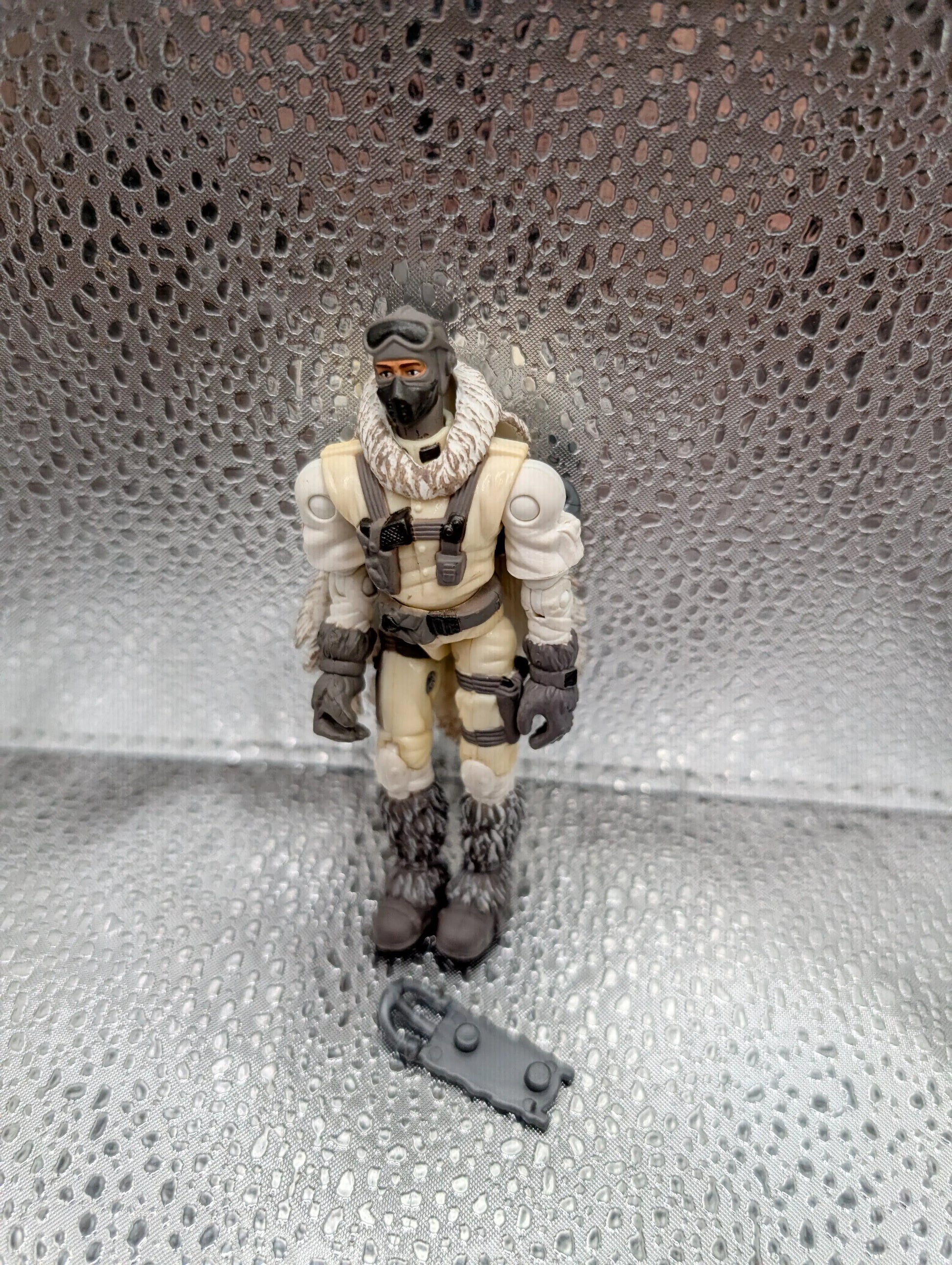 GI Joe Snow Serpent Trooper v6 2003 Cobra Polar Assault Blast Artic Combat Cape FRENLY BRICKS - Open 7 Days
