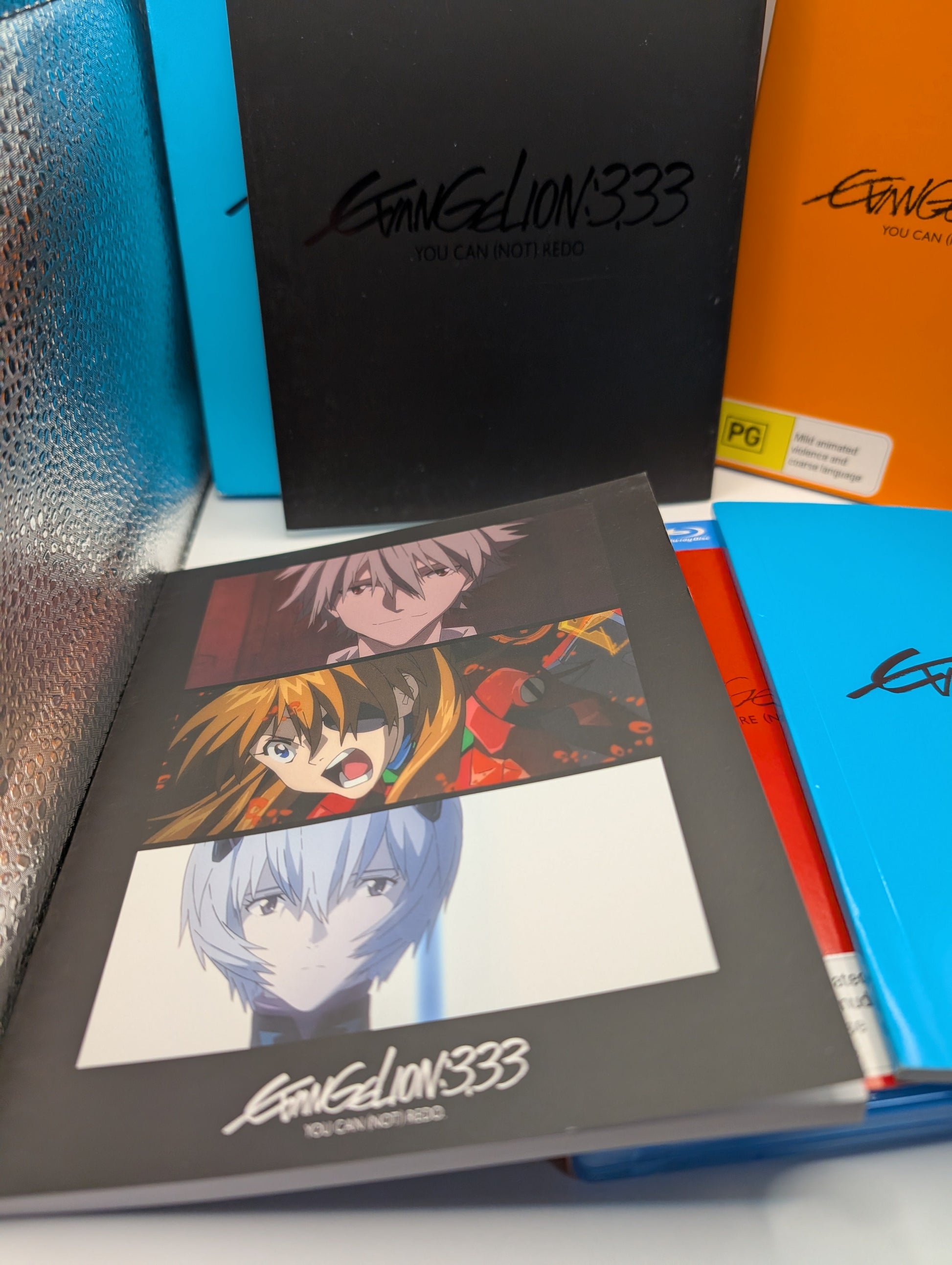Shin EVANGELION Blu-ray 1.11 2.22 3.33 complete Set Limited Edition FRENLY BRICKS - Open 7 Days