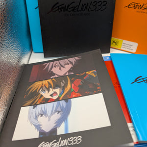 Shin EVANGELION Blu-ray 1.11 2.22 3.33 complete Set Limited Edition FRENLY BRICKS - Open 7 Days