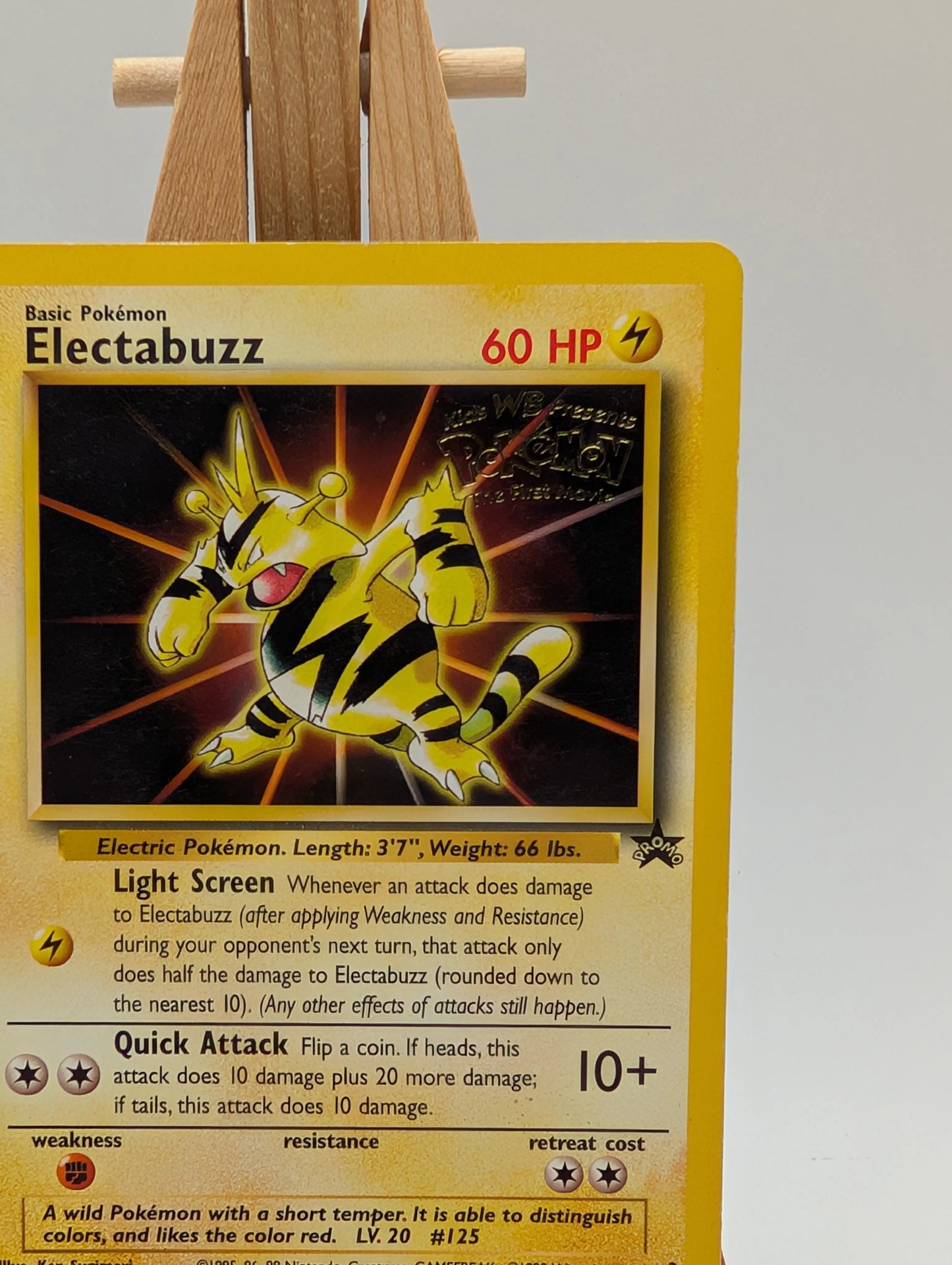 Pokémon Electabuzz Black Star Promo #2 WOTC 1999 – Vintage Card FRENLY BRICKS - Open 7 Days