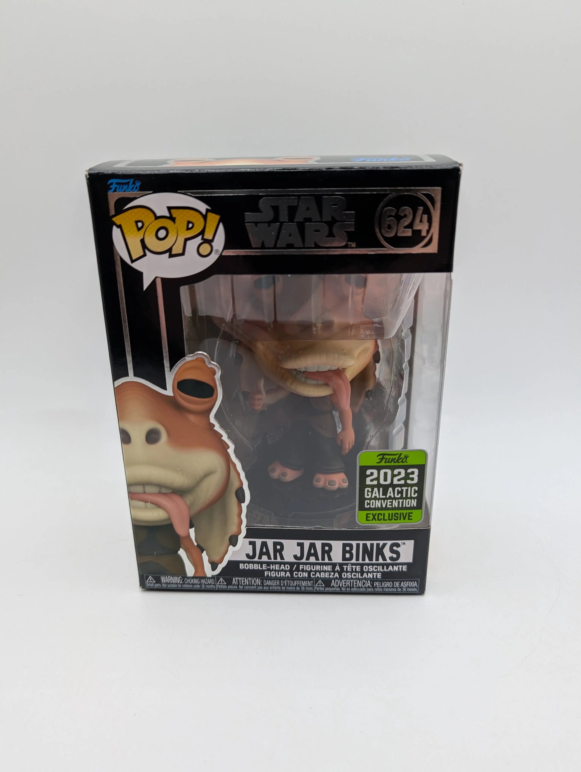 Jar Jar Binks Funko Pop! Vinyl #624 Star Wars 2023 Galactic Convention FRENLY BRICKS - Open 7 Days