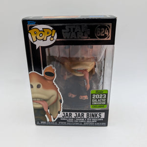 Jar Jar Binks Funko Pop! Vinyl #624 Star Wars 2023 Galactic Convention FRENLY BRICKS - Open 7 Days