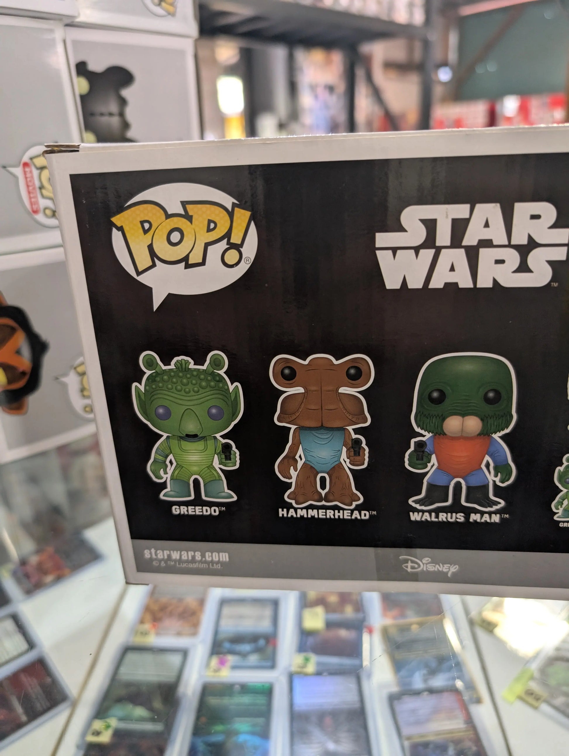 Funko Pop Star Wars Greedo, Hammerhead, Walrus Man 3pk Vinyl Figure FRENLY BRICKS - Open 7 Days