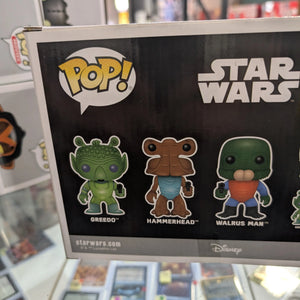 Funko Pop Star Wars Greedo, Hammerhead, Walrus Man 3pk Vinyl Figure FRENLY BRICKS - Open 7 Days