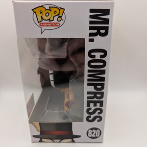 Funko Pop  # 820 Mr Compress  My Hero Academia   Limited Edition FRENLY BRICKS - Open 7 Days