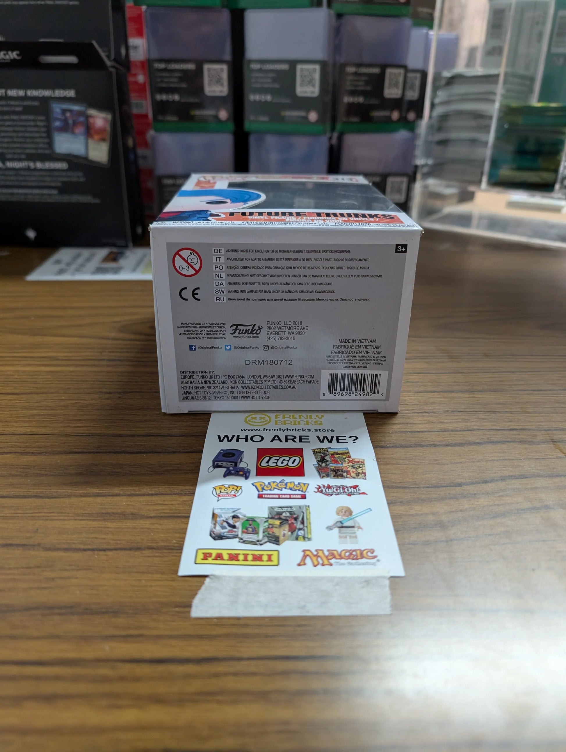 FUNKO Pop Vinyl Future Trunks #313 FRENLY BRICKS - Open 7 Days