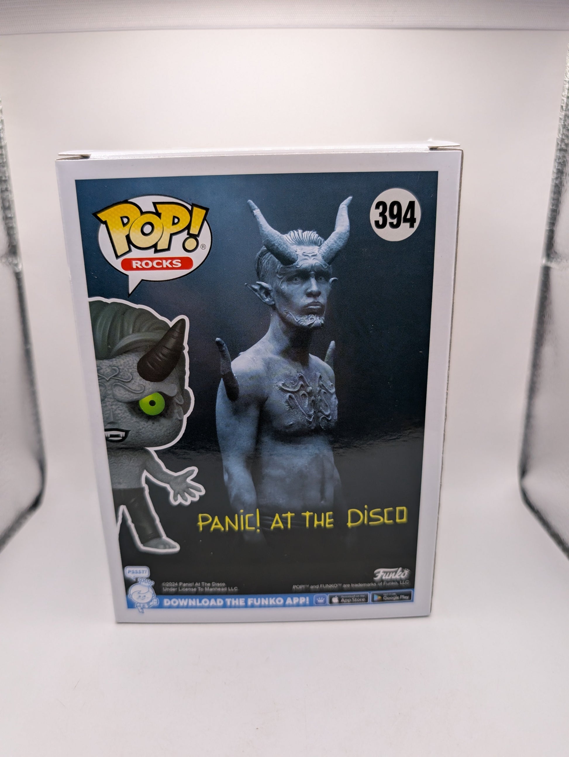 Funko Pop BRENDON URIE #394 Panic At The Disco Rocks Protector Vinyl Figure FRENLY BRICKS - Open 7 Days